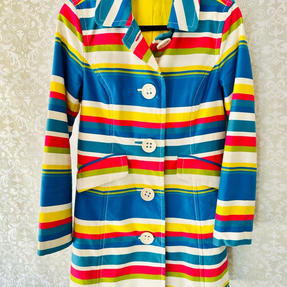 Boden Multicolor Striped Jacket